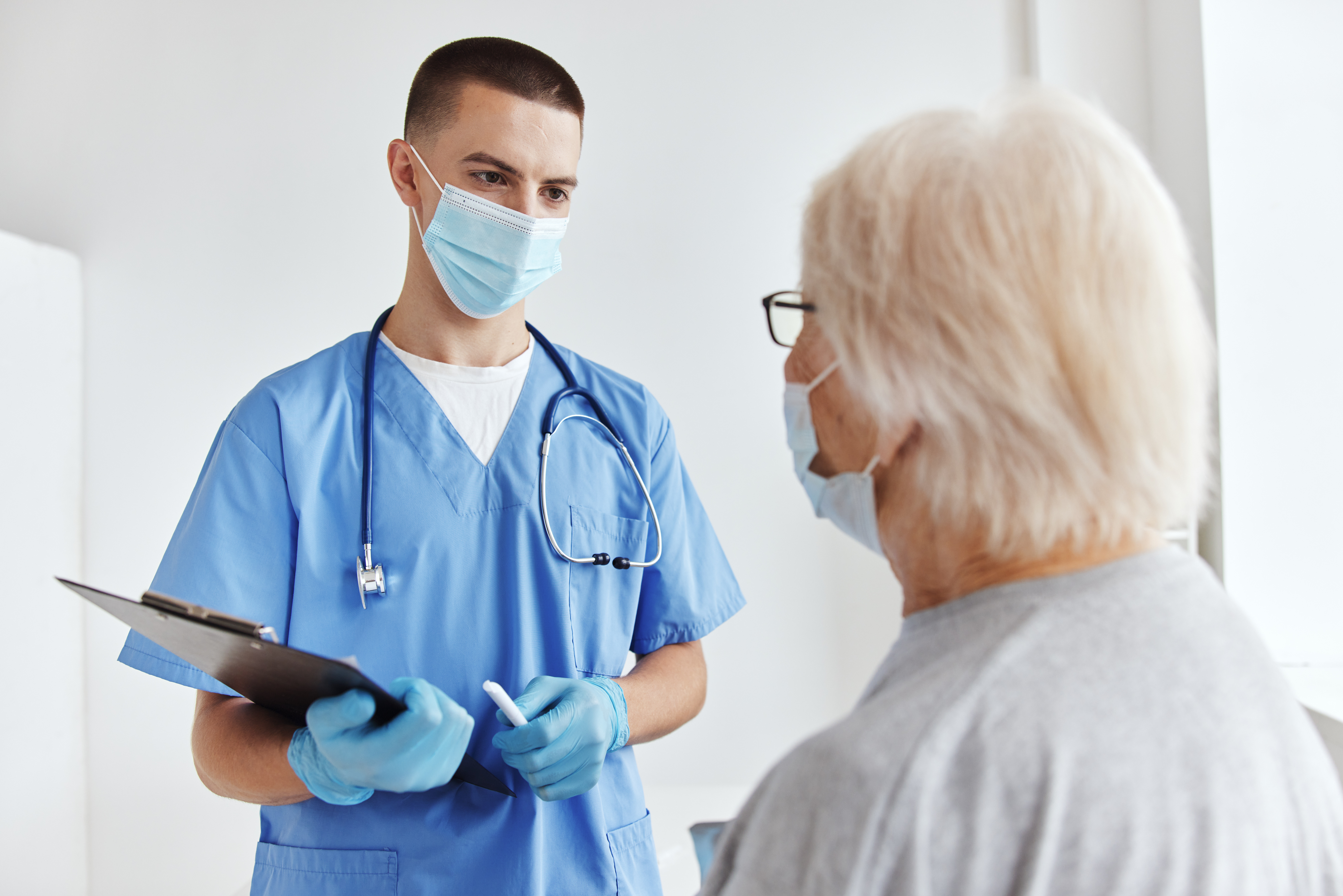 patient at the doctor's appointment communication health care